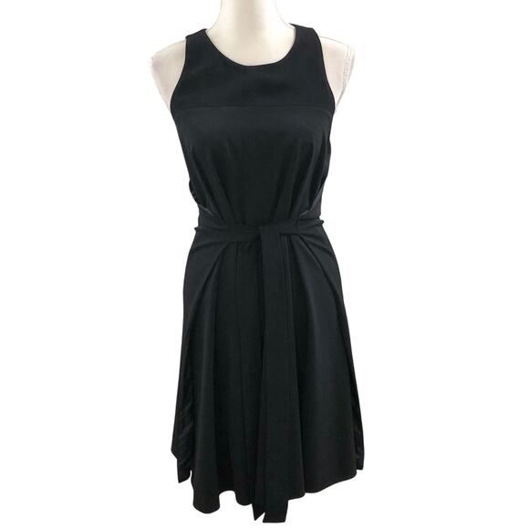 Balenciaga Black Dress Front Tie - Picture 1 of 12